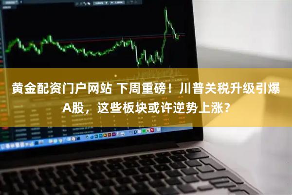 黄金配资门户网站 下周重磅！川普关税升级引爆A股，这些板块或许逆势上涨？